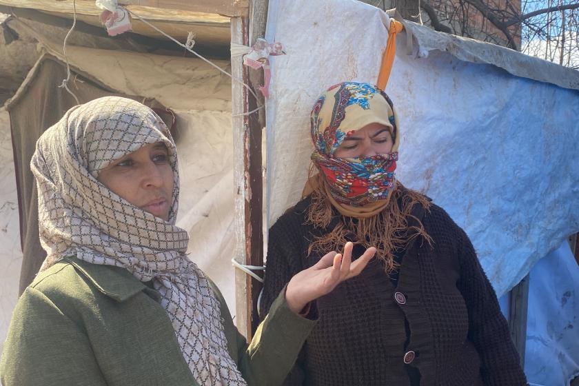 Malatya’dan depremzede kadınlar: Derme çatma çadır çocuklarla daha da zor
