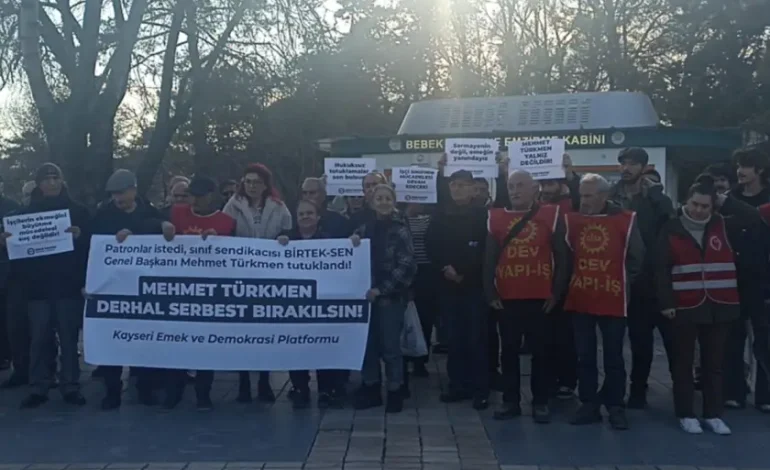 Türkmen’in tutuklanması sınıfa gözdağı ise yanıt da hep birlikte verilmeli