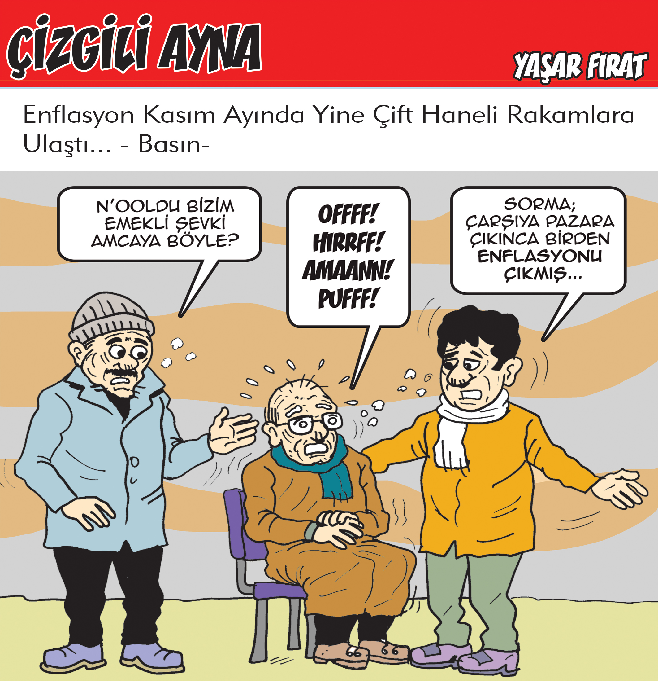 Yaşar Fırat çizdi: Enflasyon Kasım ayında yine çift haneli rakamlara ulaştı