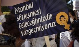 'İstanbul Sözleşmesi yaşatır' eylemi