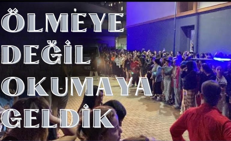 Ölmeye değil, okumaya geldik