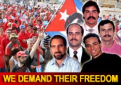 Küba beşlisi ile dayanışma etkinliği