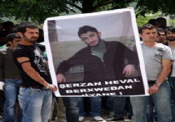 Şerzan’ın ölümü protesto edildi
