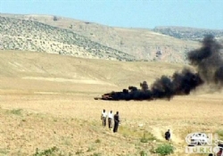 Askeri eğitim uçağı düştü