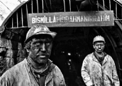 Madenciler 1 saat iş bıraktı