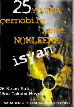 25. Yılında Çernobil'e Lanet Yürüyüşü