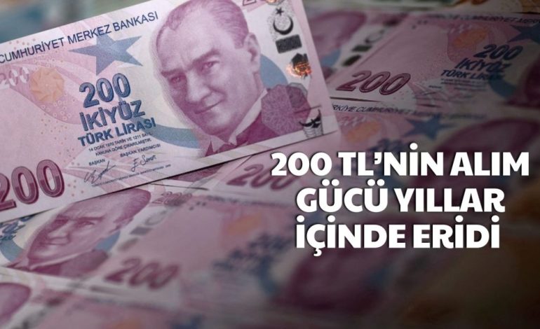 200 TL nasıl pul oldu?