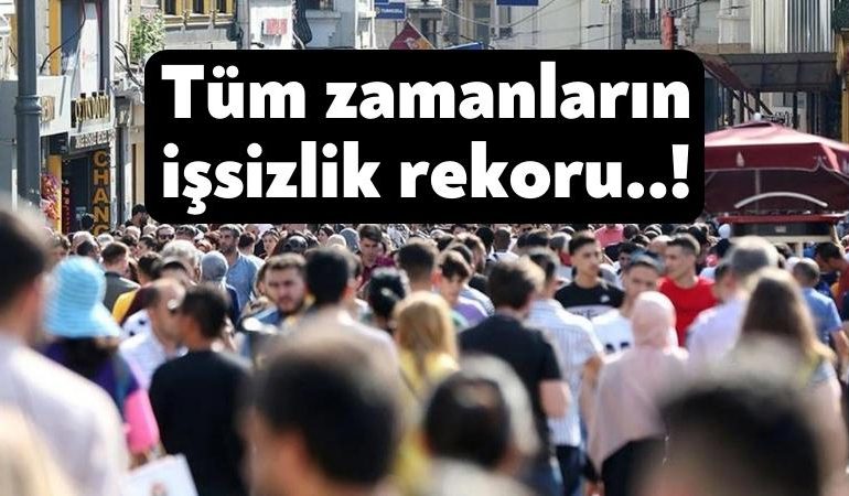Tüm zamanların işsizlik rekoru